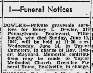 funeral notice